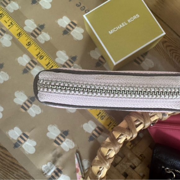 Coach Accordion zip Crossgrain Leather wallet AURORA - Picture 5 of 10